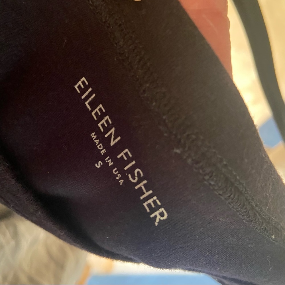 Eileen Fisher Short Sleeve Stretch Organic Dress-S - Picture 7 of 9